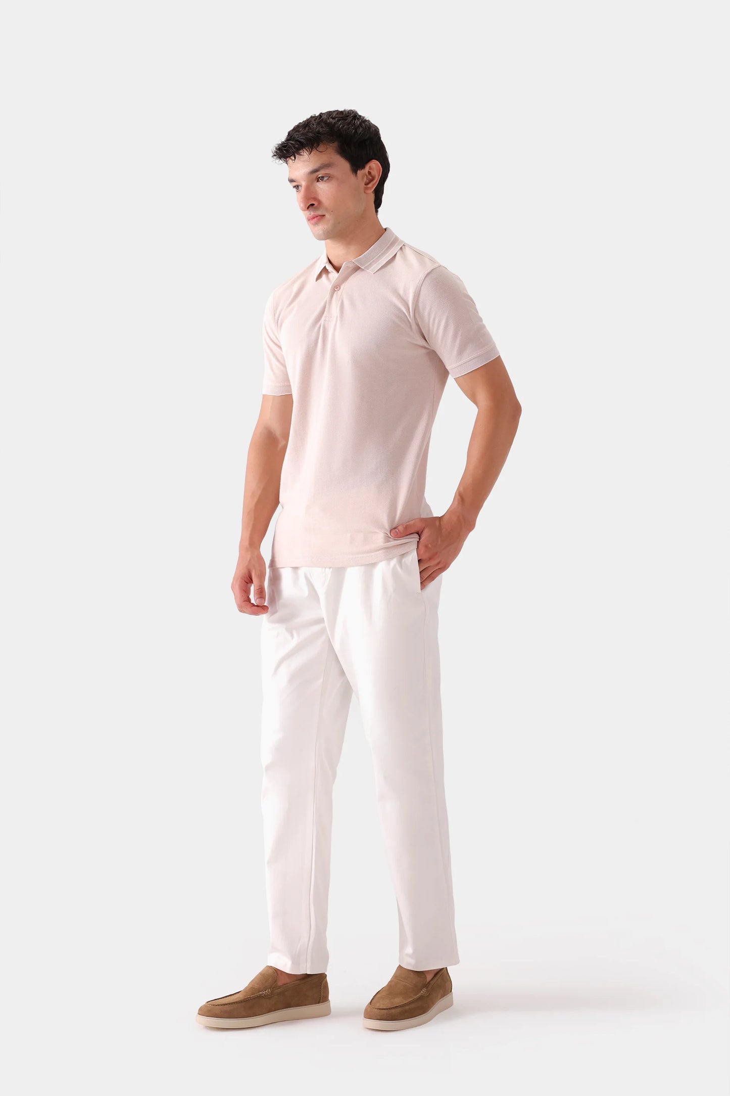 Pique Jacquard Polo - Cougar Clothing