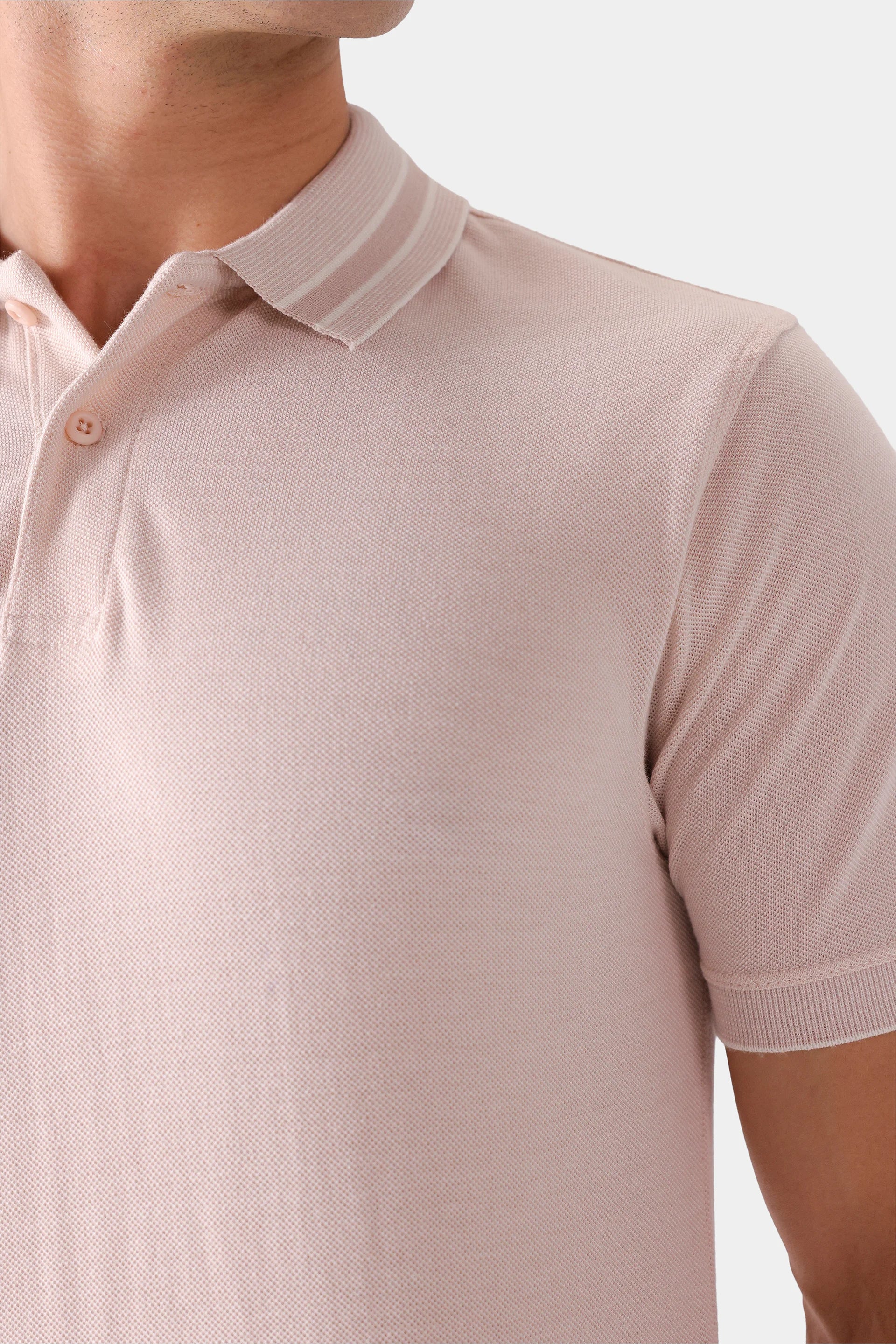 Pique Jacquard Polo - Cougar Clothing