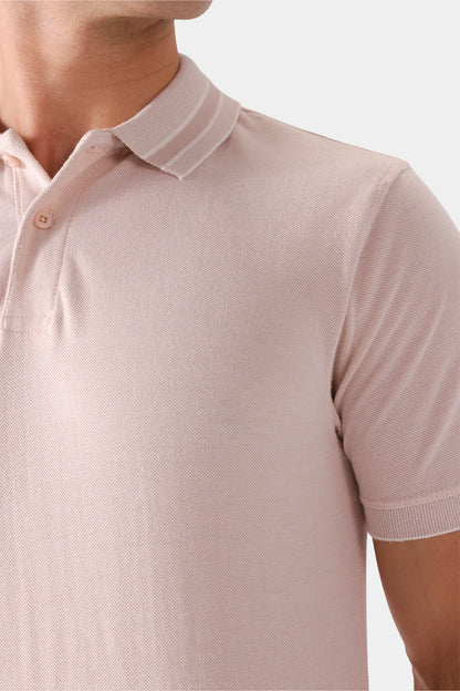 Pique Jacquard Polo - Cougar Clothing