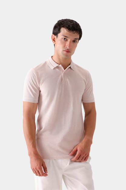 Pique Jacquard Polo - Cougar Clothing