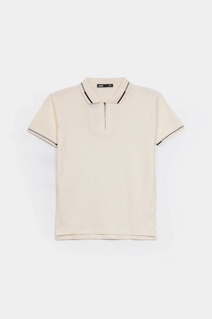 Quarter Zip Polo - Cougar Clothing