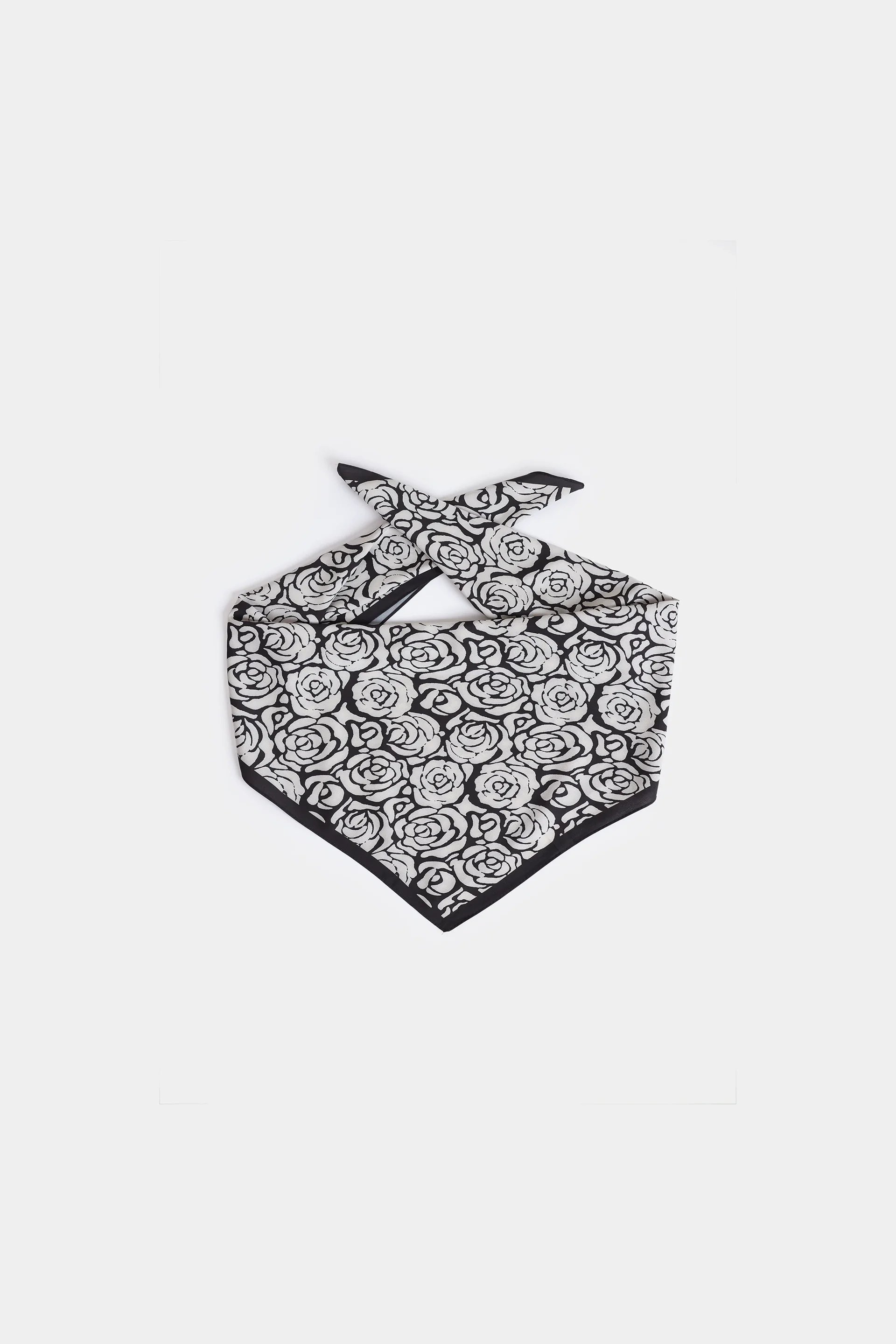 Floral Print Silk Scarf - Cougar Clothing