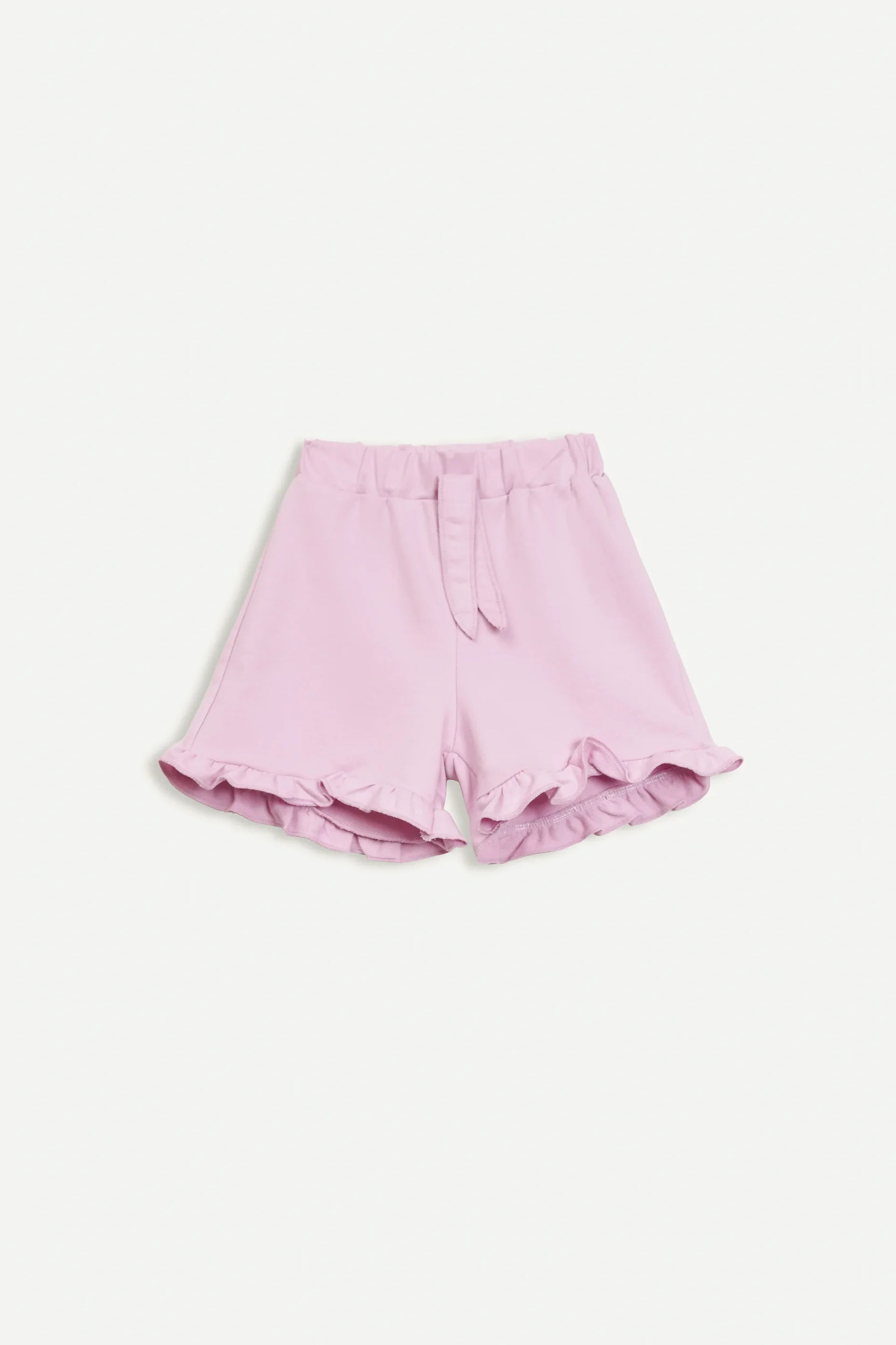 Frilled Shorts With Knot - Cougar Clothing