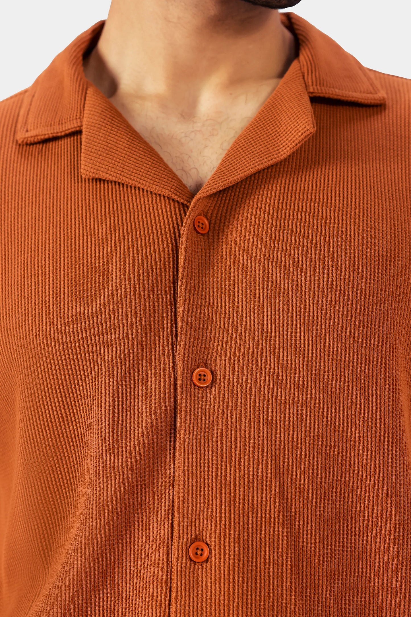 Relaxed Waffle Shirt - Cougar Clothing