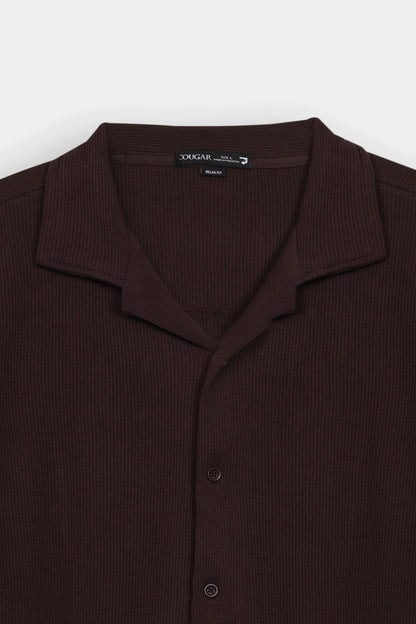 Relaxed Waffle Shirt - Cougar Clothing
