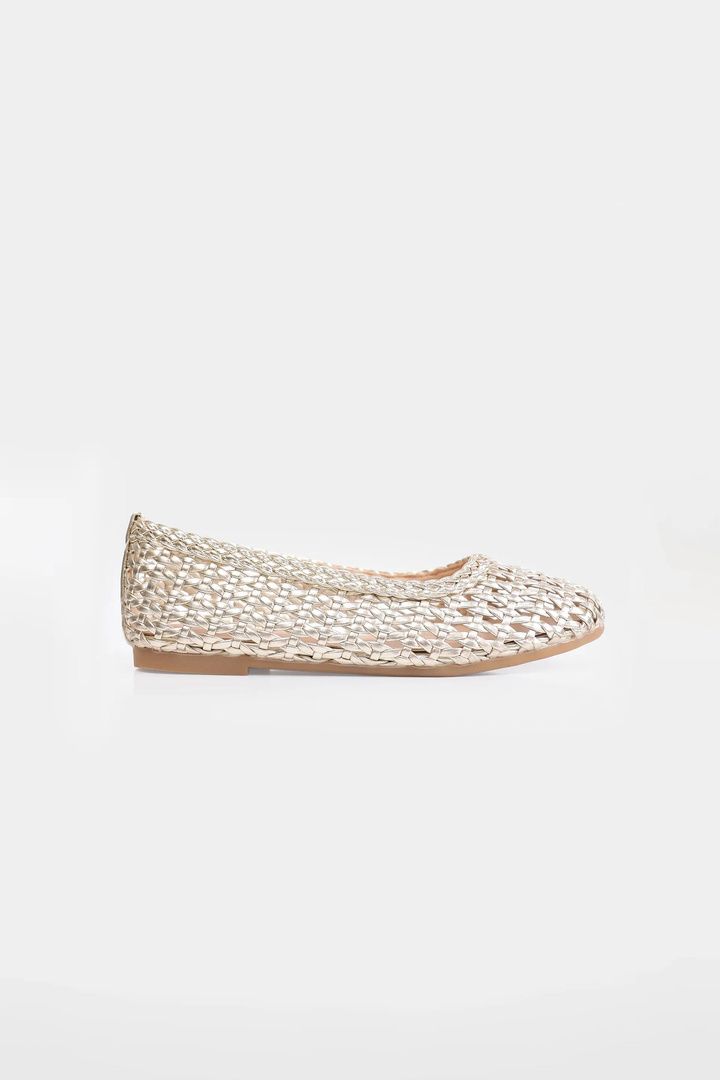 Braided Ballet Flats - Cougar Clothing