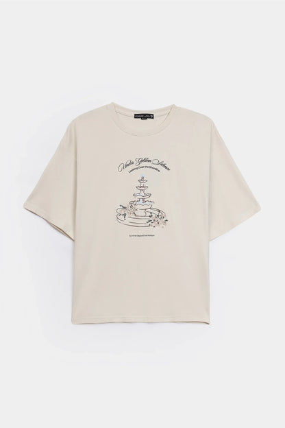Boxy Graphic T-Shirt - Cougar Clothing