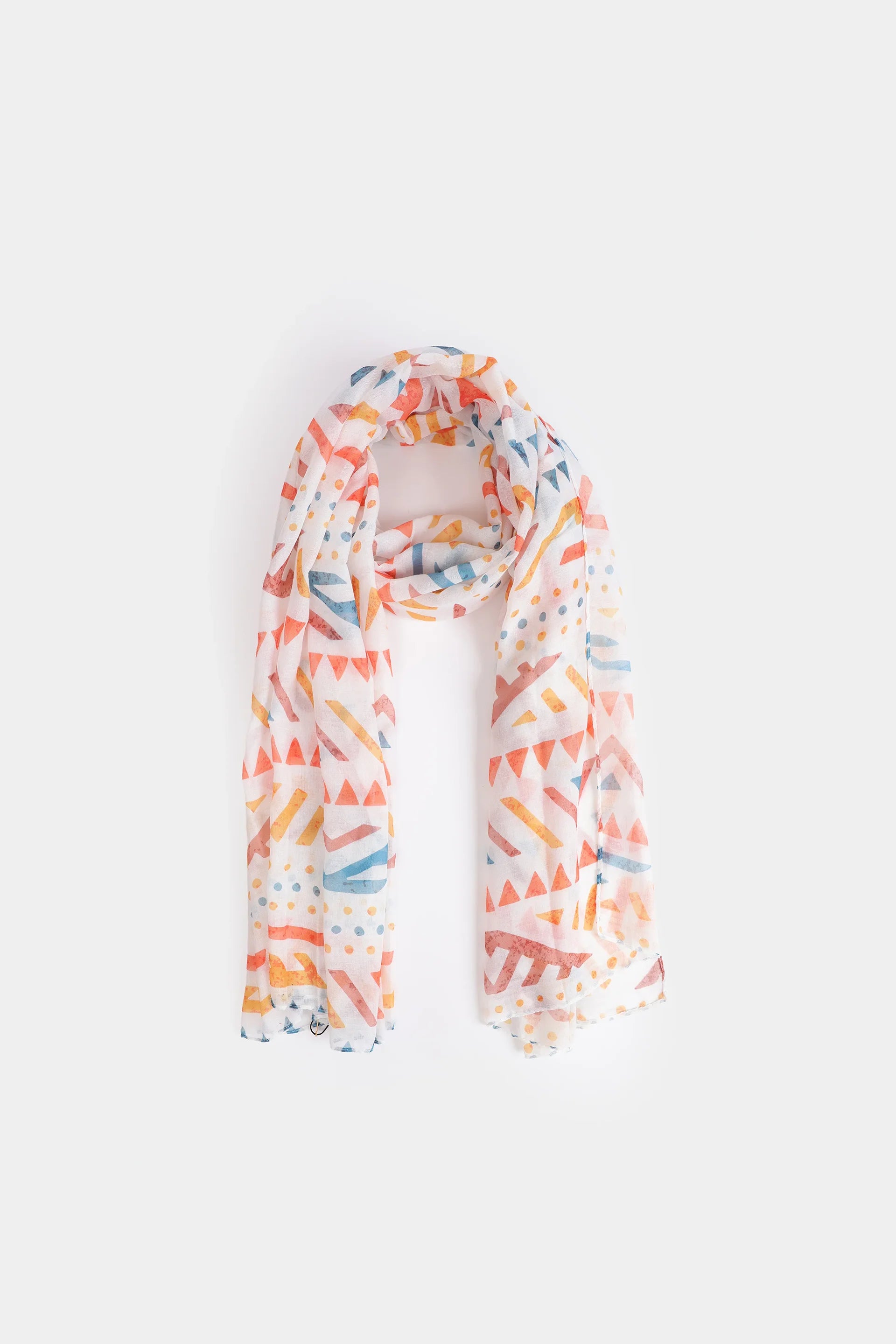 Geometric Printed Scarf - Cougar Clothing