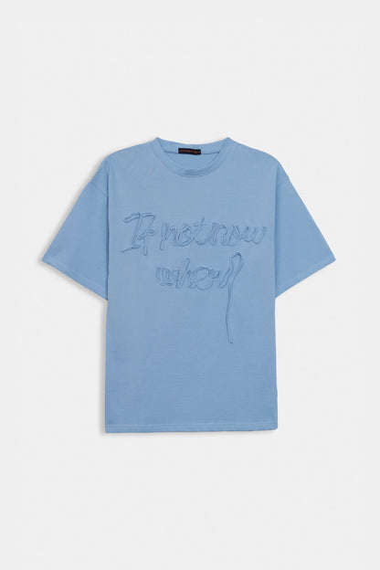 Applique Embroidered T-Shirt - Cougar Clothing