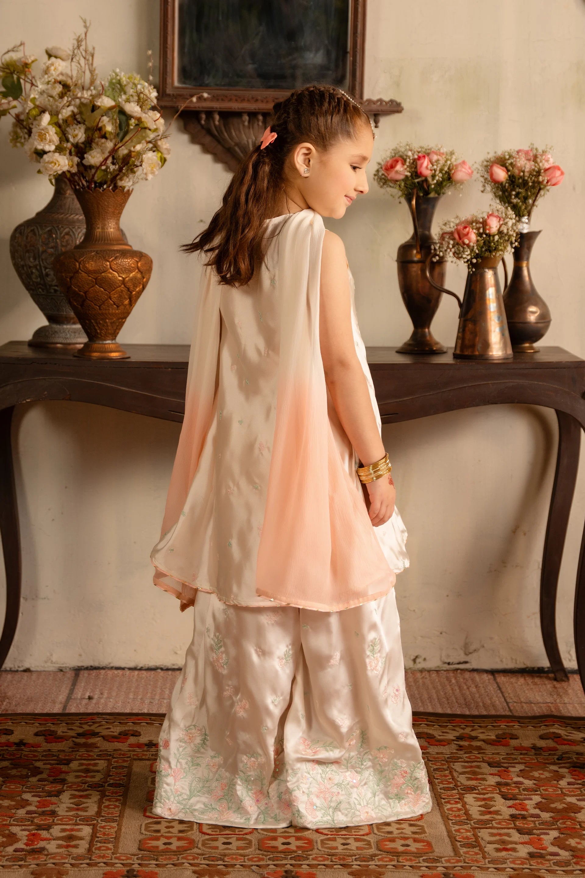 Embroidered Palazzo Set - Cougar Clothing