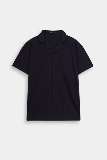 Popcorn Knit Boxy Shirt - Cougar Clothing