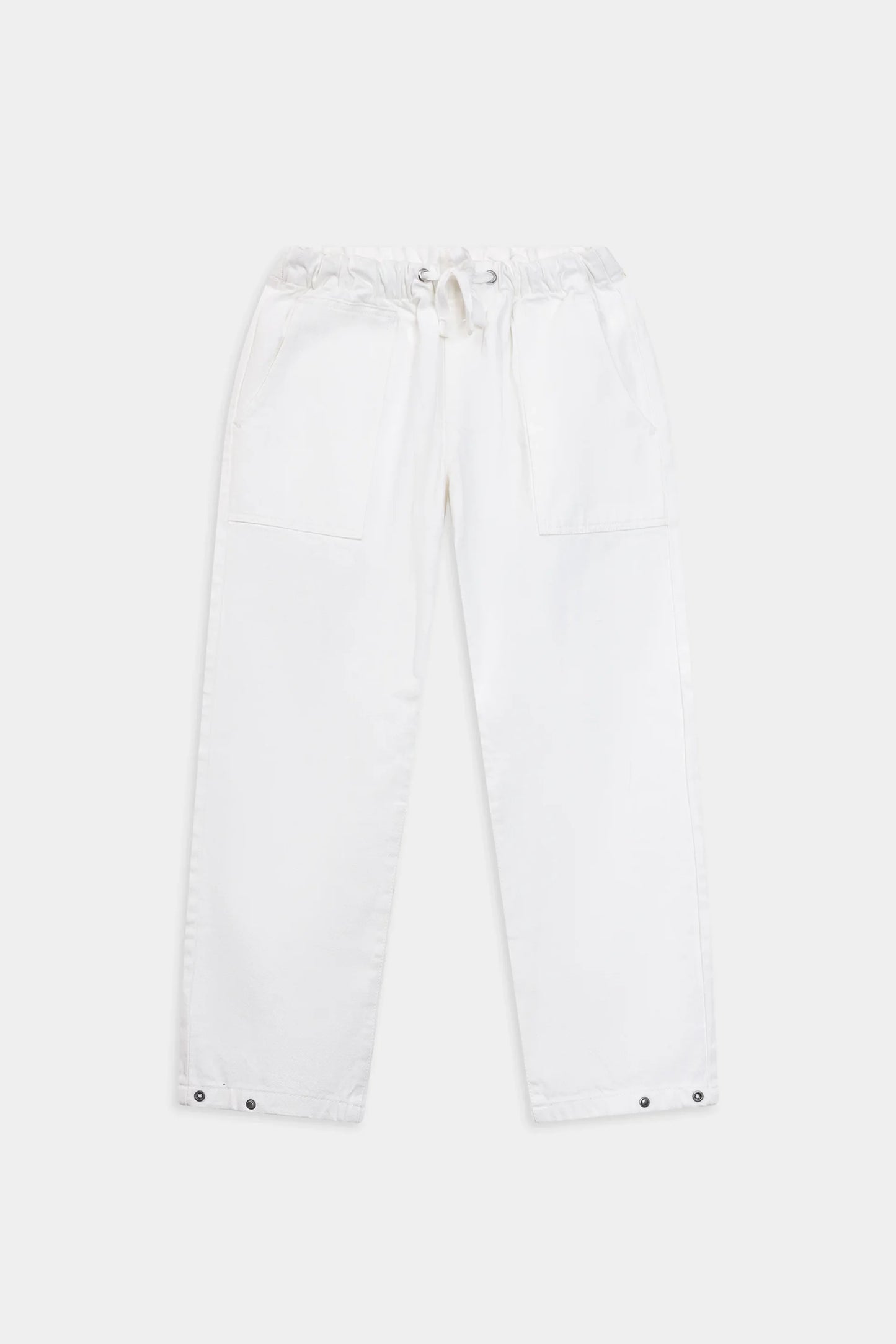 Wide Leg Jeans With Drawstring - Cougar Clothing