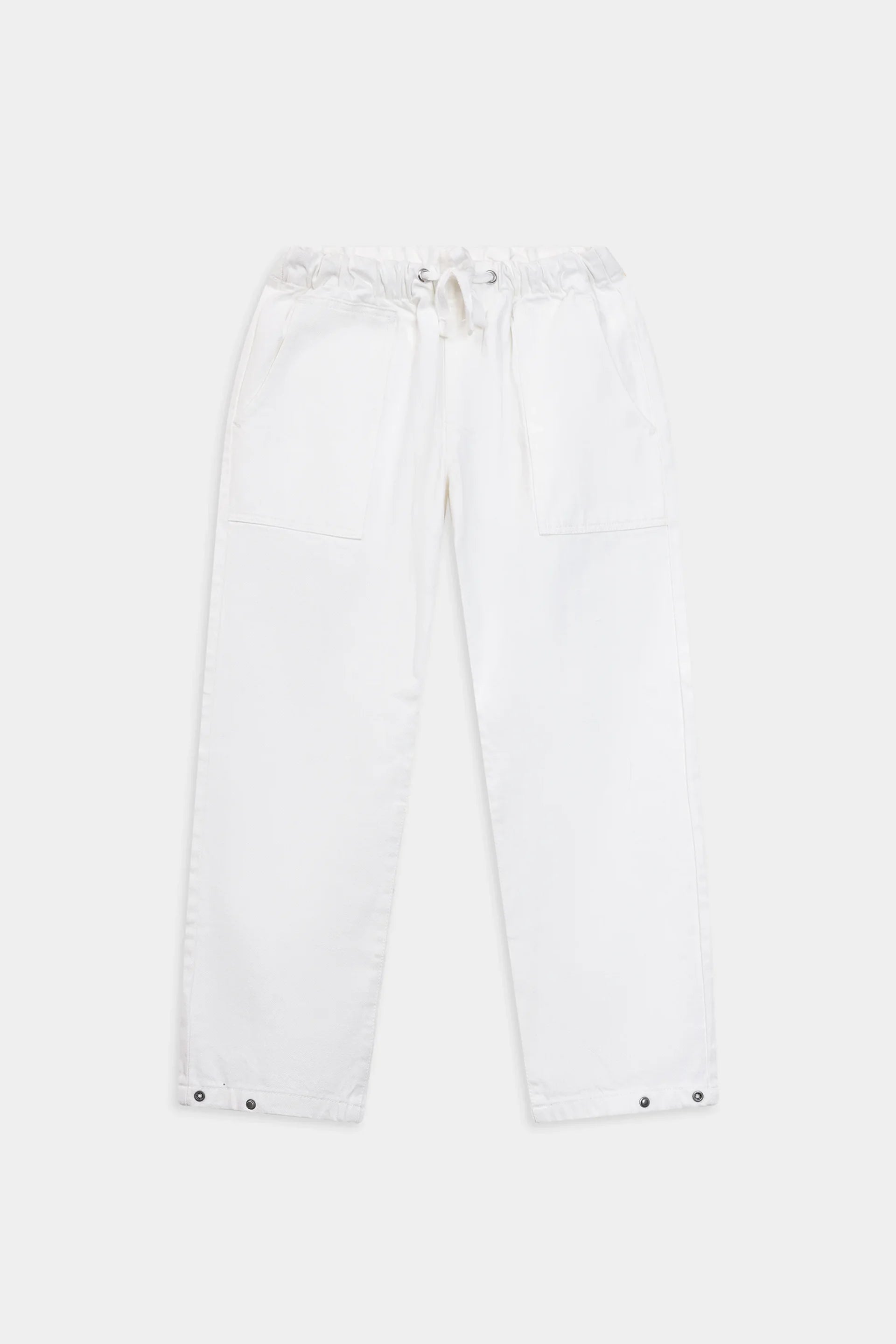 Wide Leg Jeans With Drawstring - Cougar Clothing