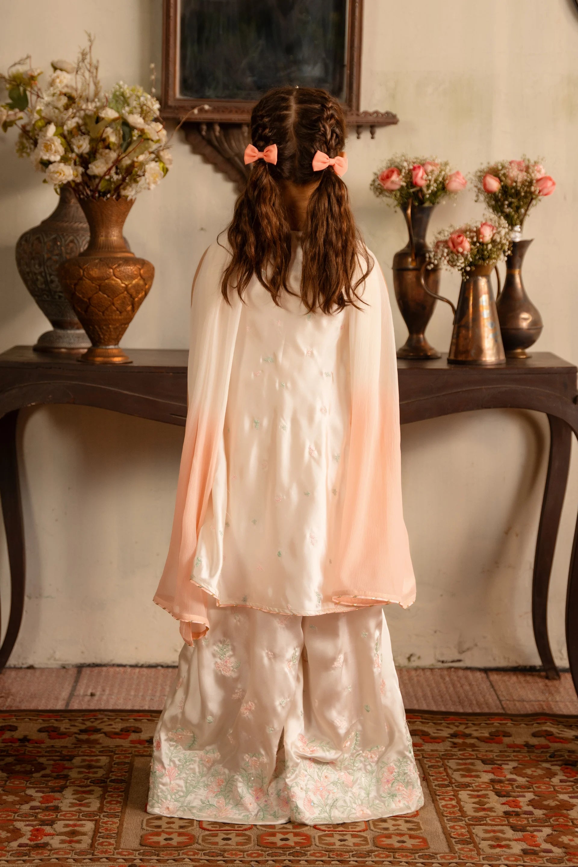 Embroidered Palazzo Set - Cougar Clothing