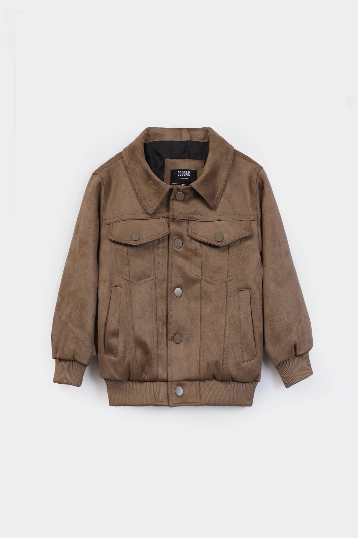 Faux Suede Jacket - Cougar Clothing