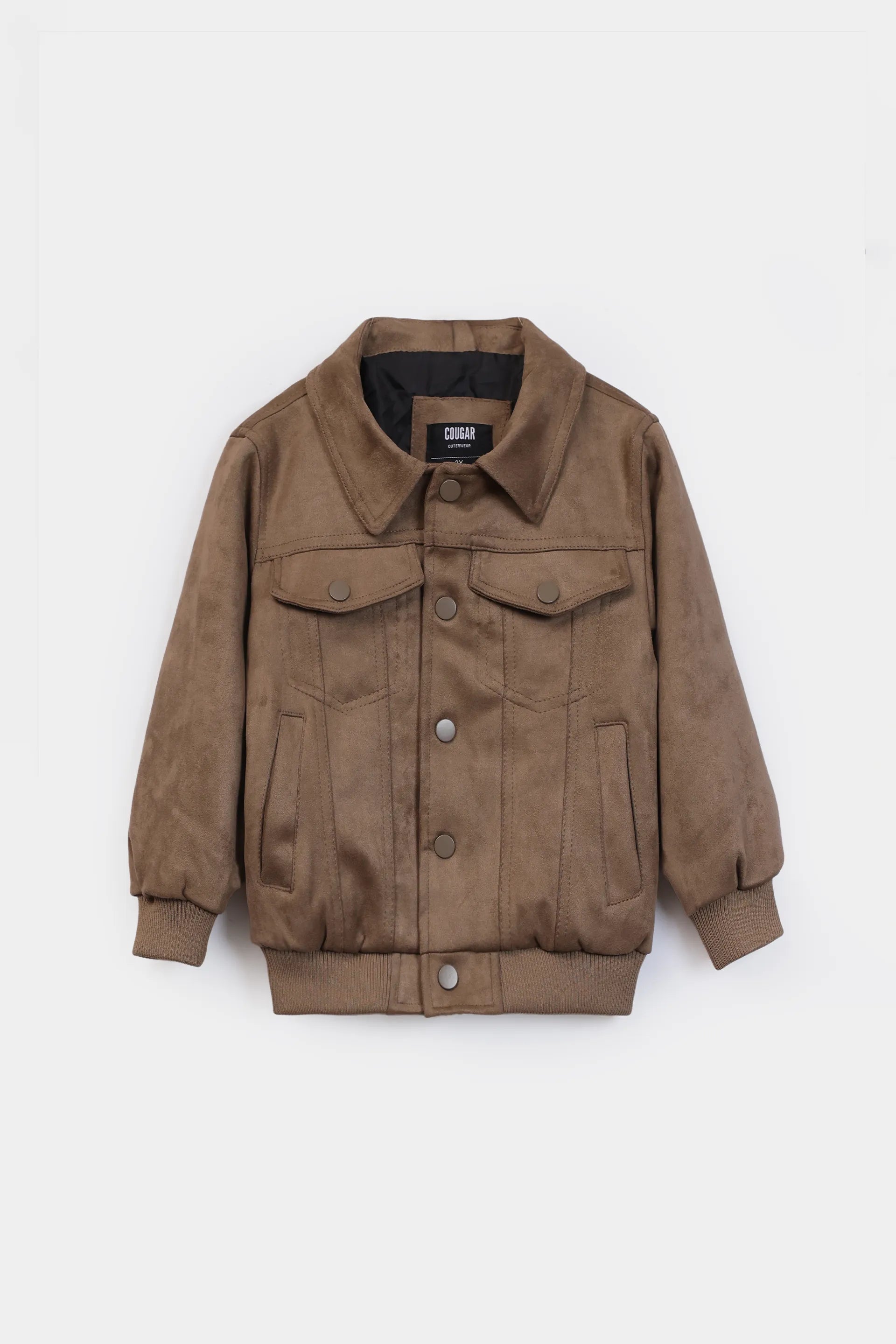 Faux Suede Jacket - Cougar Clothing