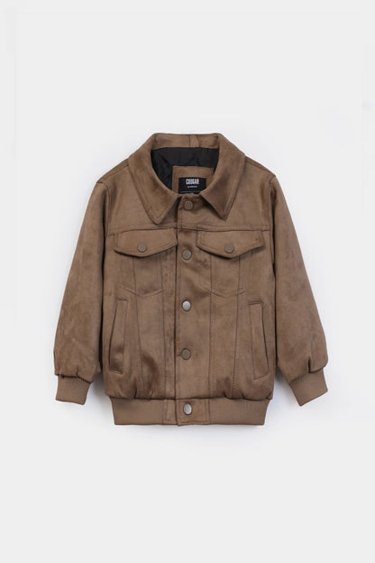 Faux Suede Jacket - Cougar Clothing