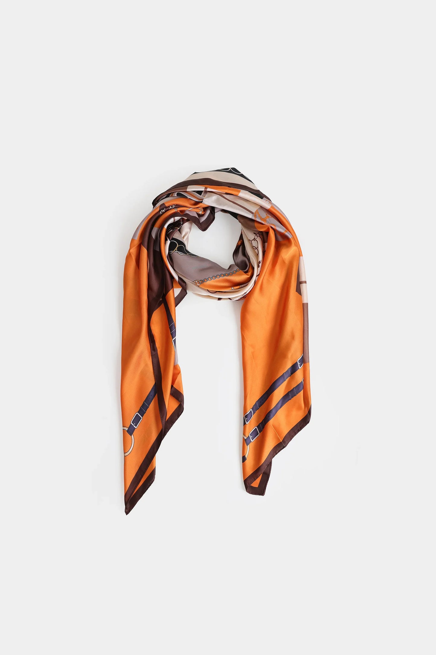 Printed Silk Scarf - Cougar Clothing