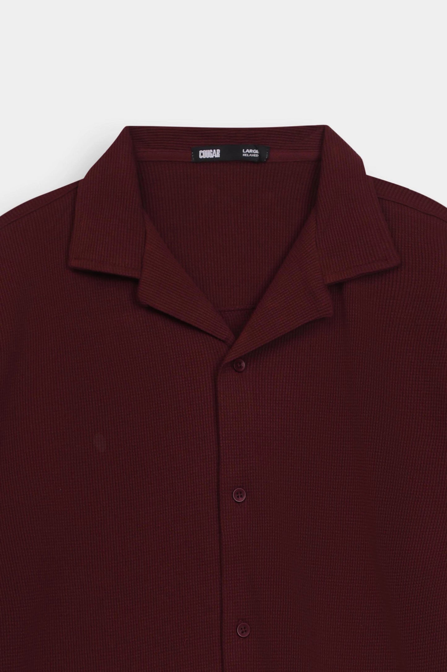 Relaxed Waffle Shirt - Cougar Clothing