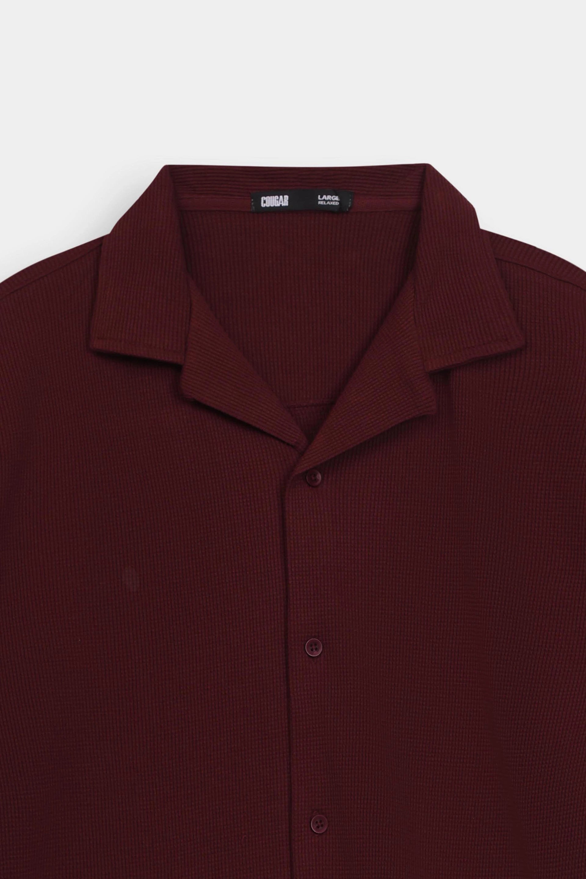 Relaxed Waffle Shirt - Cougar Clothing