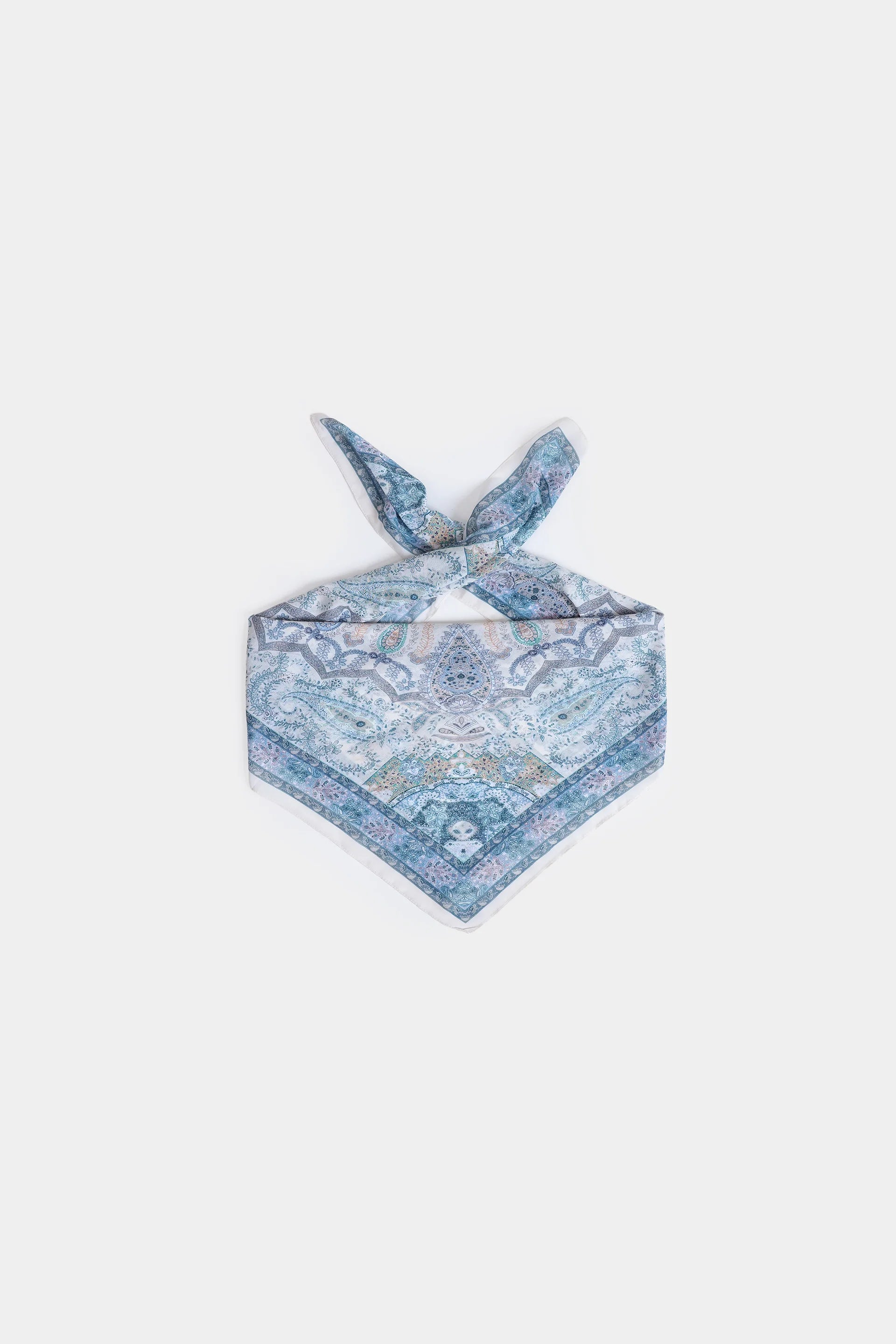 Paisley Print Silk Scarf - Cougar Clothing