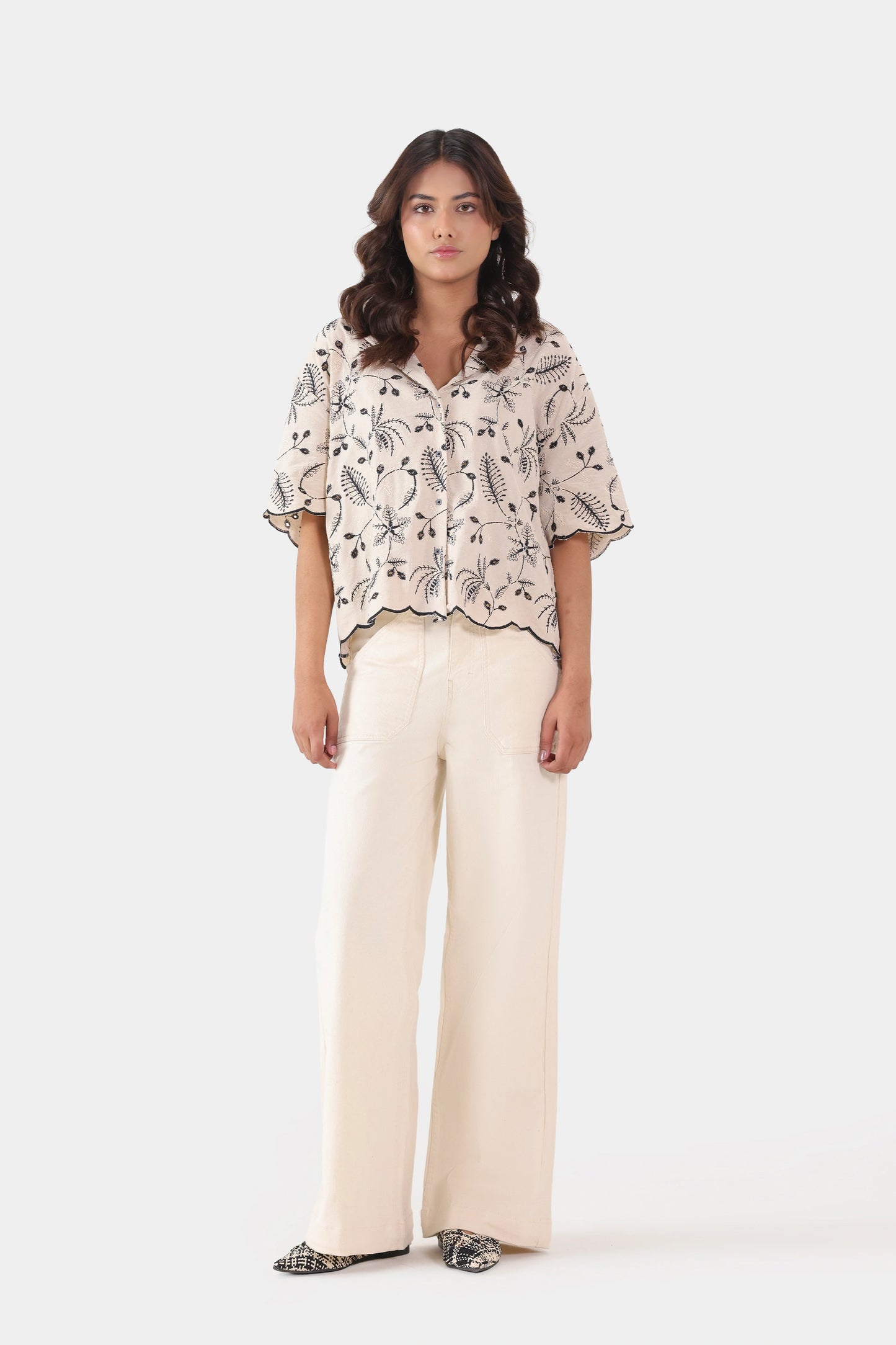 Embroidered Jacquard Shirt - Cougar Clothing