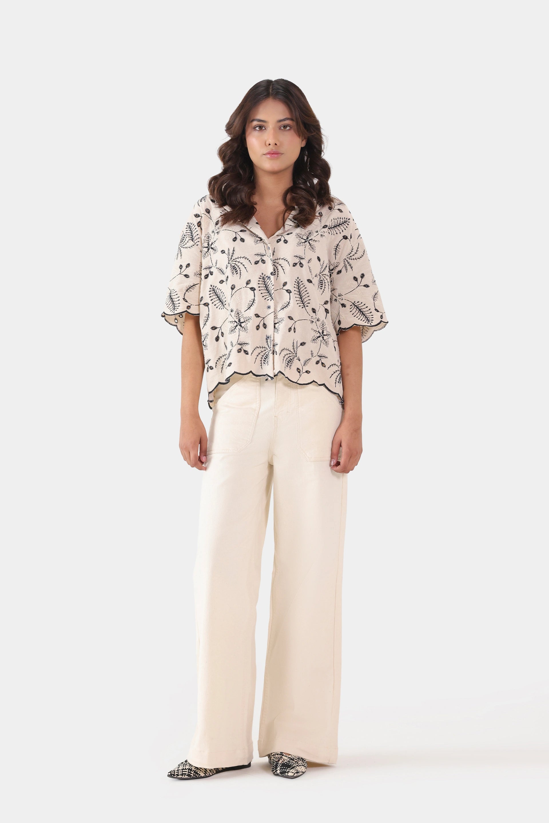 Embroidered Jacquard Shirt - Cougar Clothing