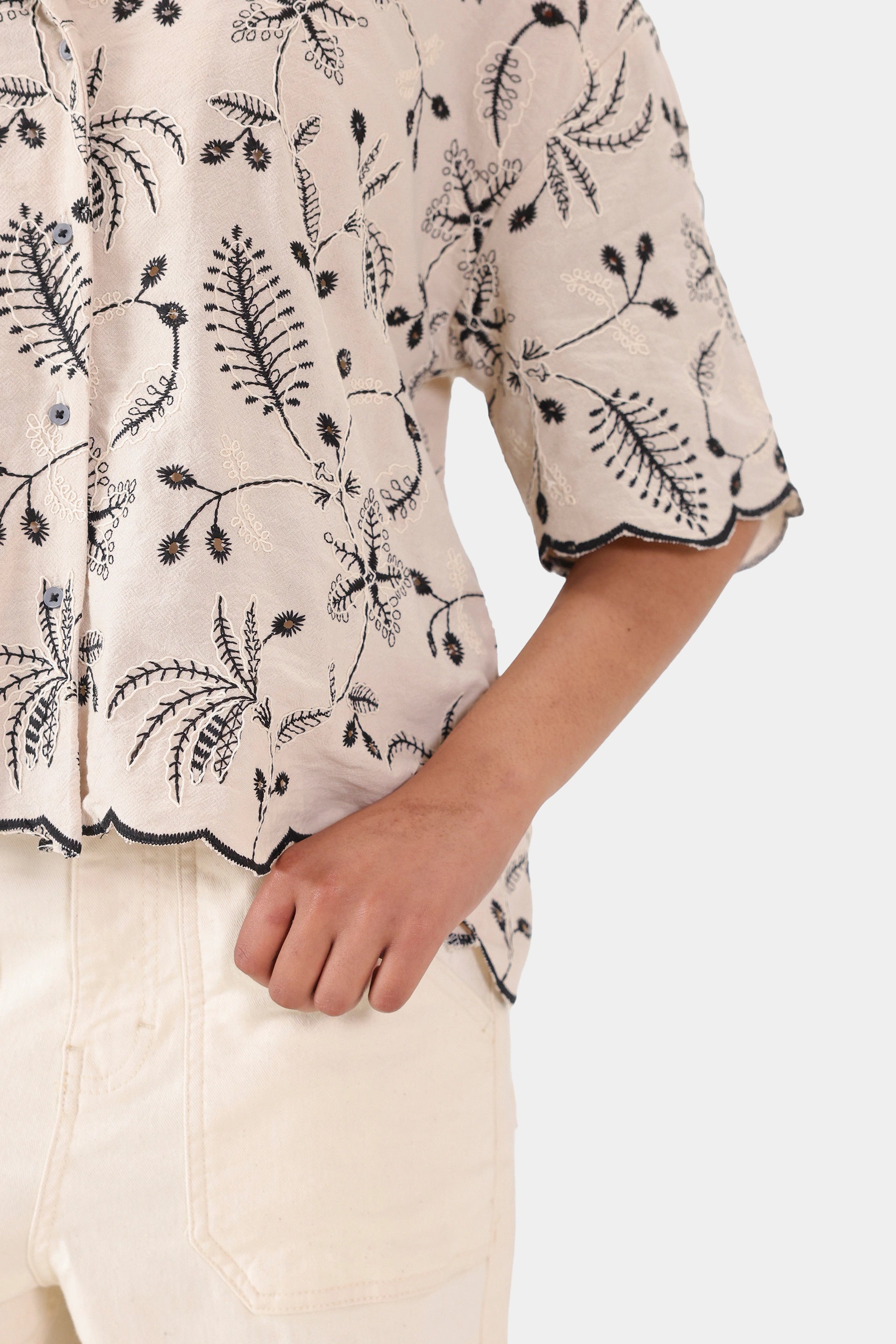 Embroidered Jacquard Shirt - Cougar Clothing