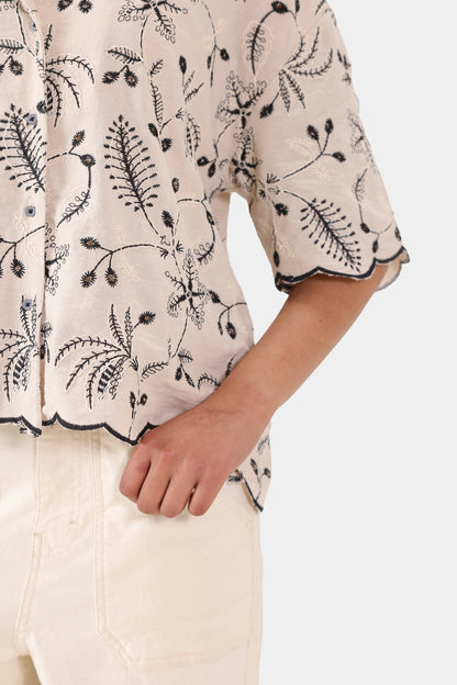 Embroidered Jacquard Shirt - Cougar Clothing