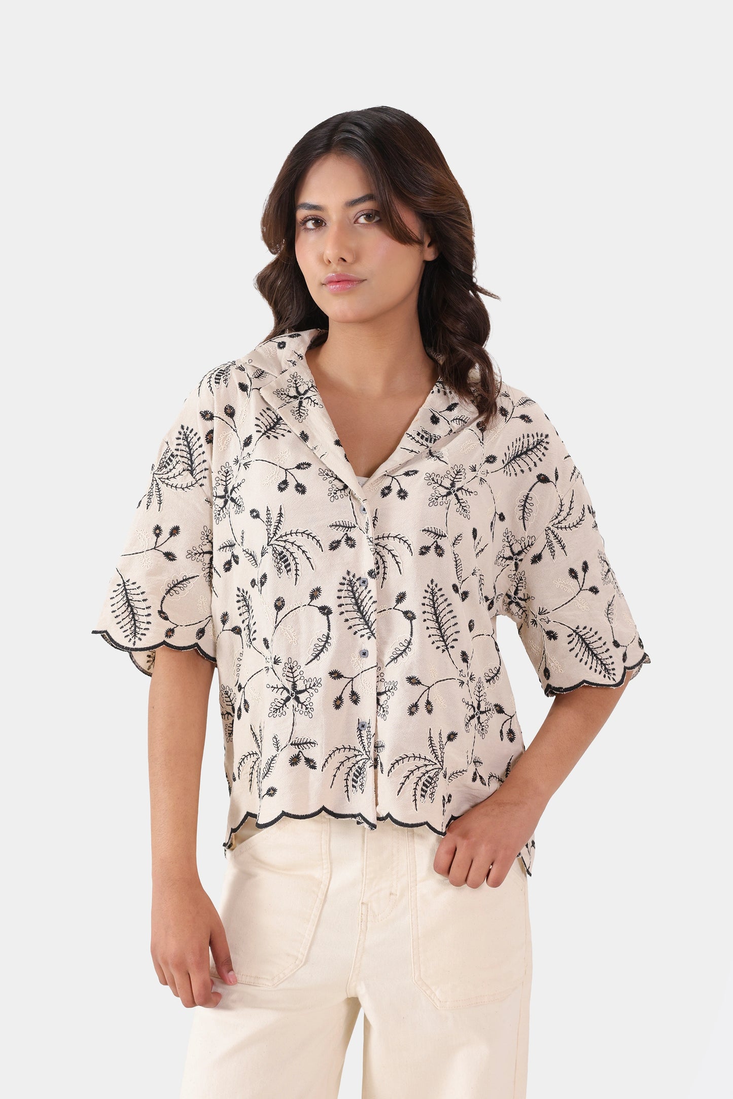Embroidered Jacquard Shirt - Cougar Clothing
