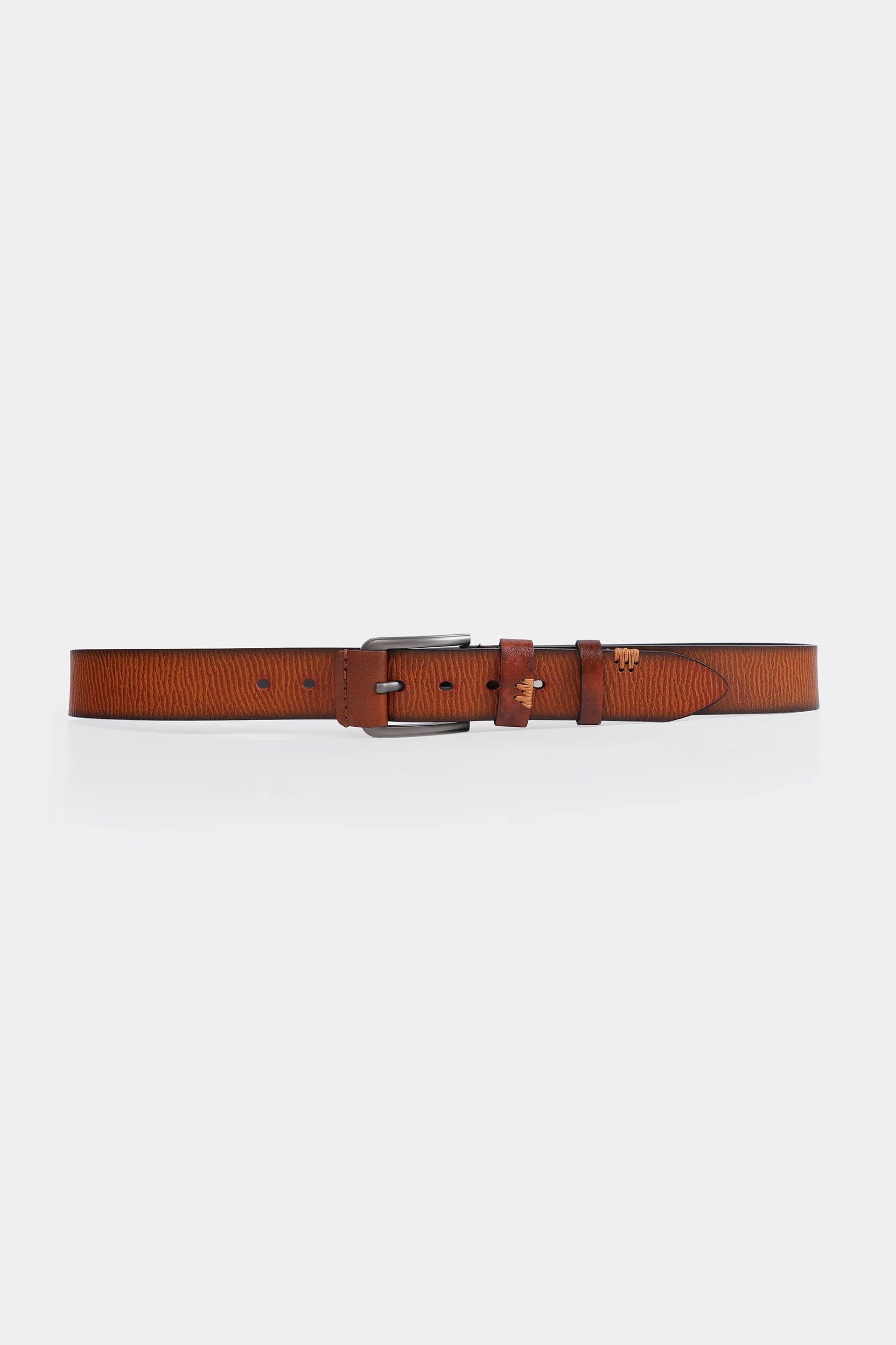 Textured Leather Belt - Cougar Clothing
