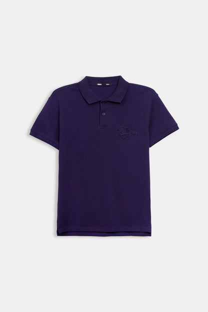 Tonal Embossed Polo - Cougar Clothing