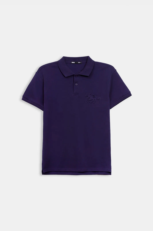 Tonal Embossed Polo - Cougar Clothing