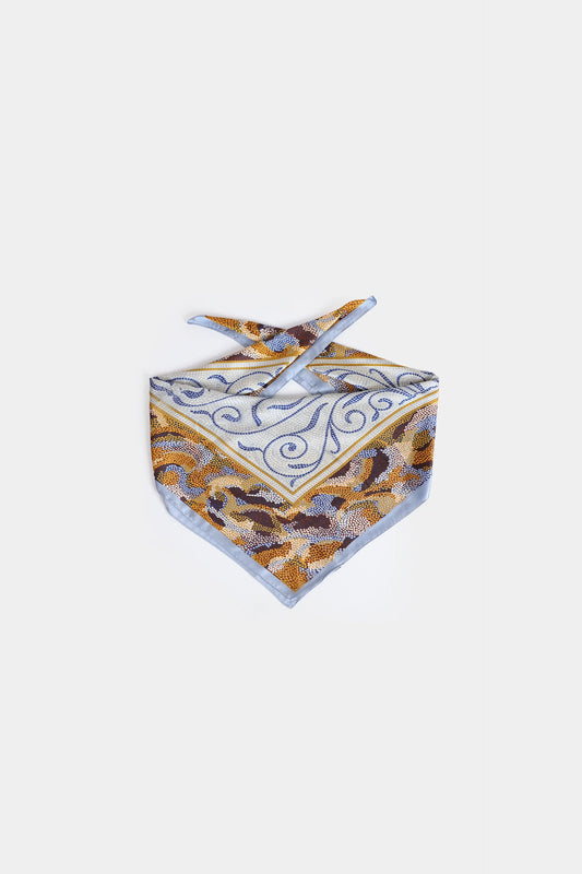 Printed Silk Scarf - Cougar Clothing
