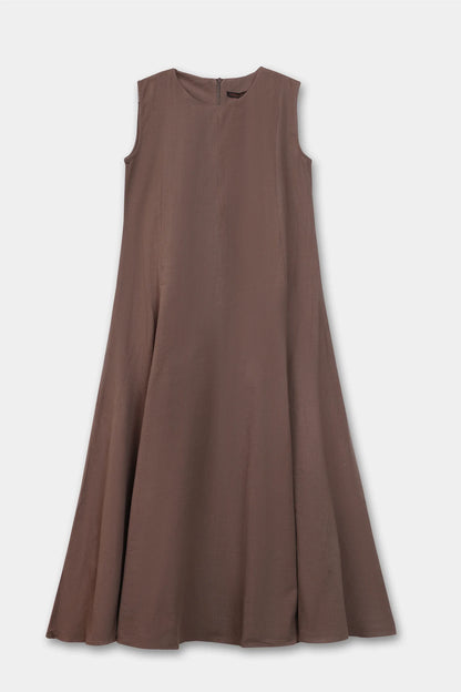 Sleeveless Flared Dress - Cougar Clothing