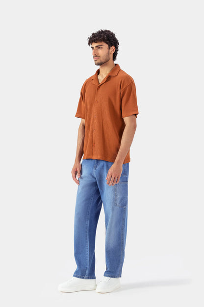 Relaxed Waffle Shirt - Cougar Clothing