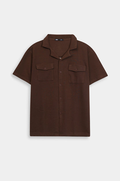 Pleated Jersey Shirt - Cougar Clothing