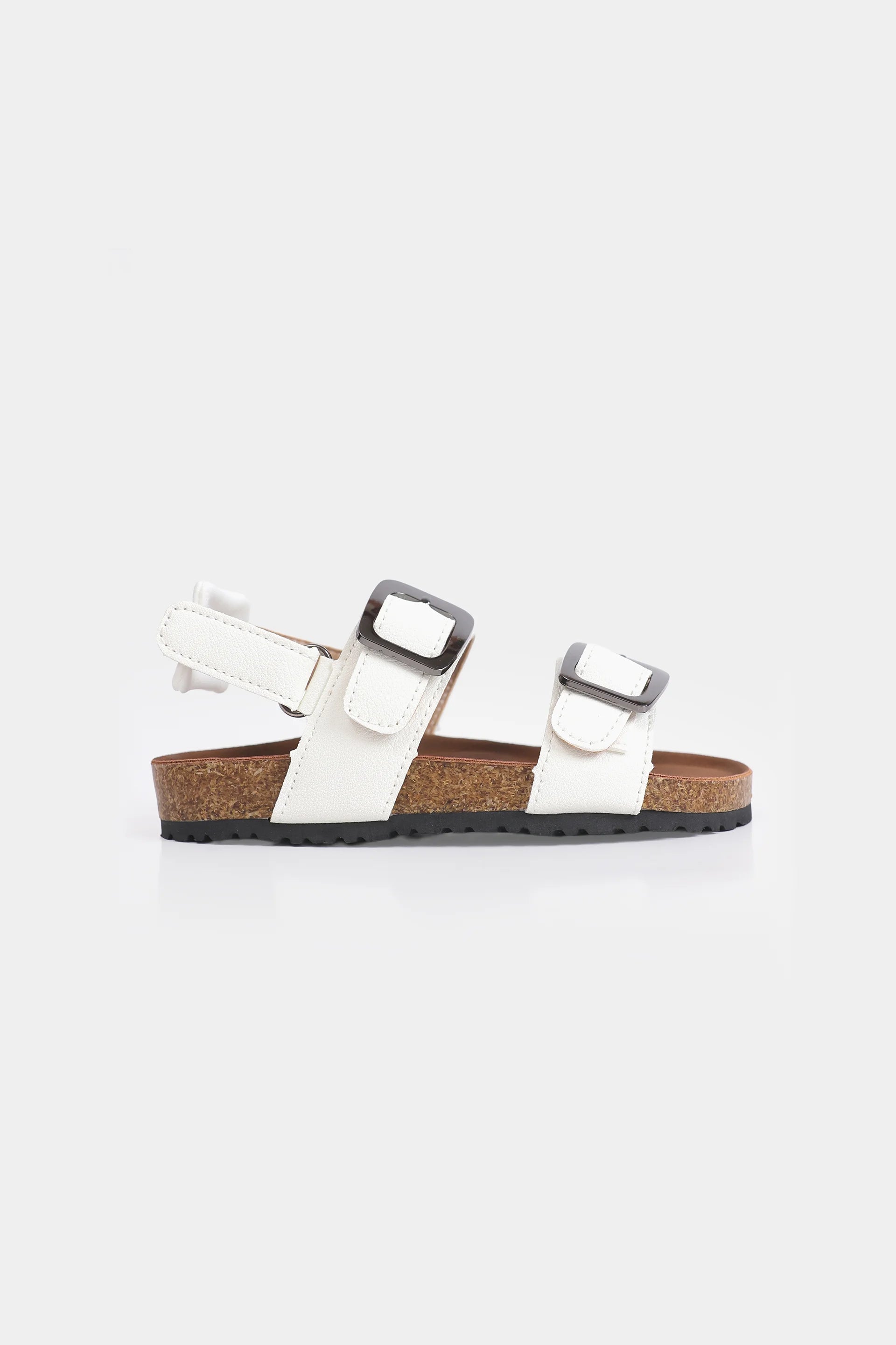 Buckle-Strapped Sandals - Cougar Clothing