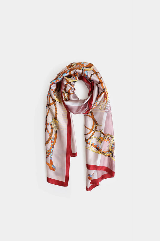 Printed Silk Scarf - Cougar Clothing