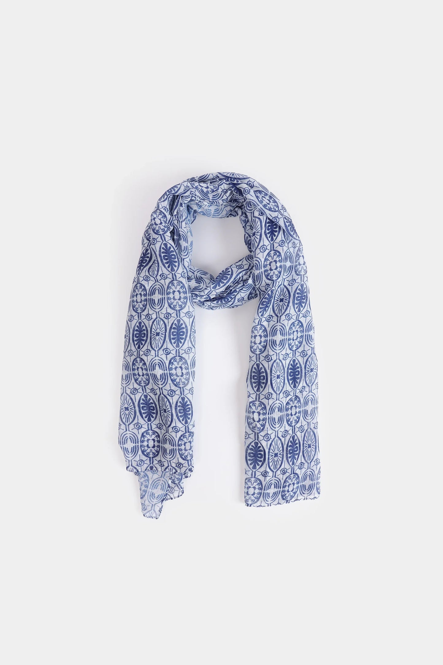 Tile Print Scarf - Cougar Clothing