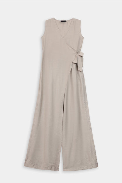 Wrap Front Jumpsuit - Cougar Clothing