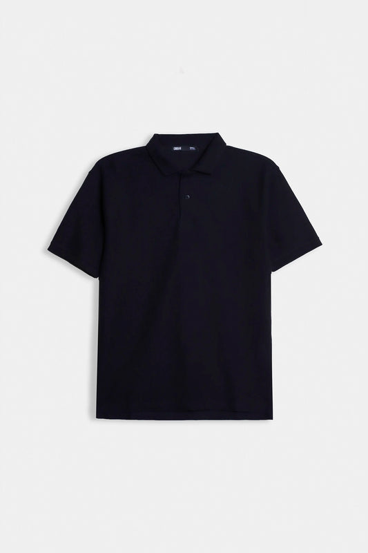 Textured Knit Polo - Cougar Clothing