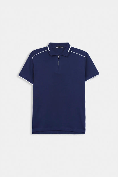 Quarter Zip Polo - Cougar Clothing