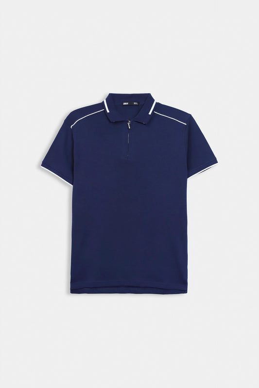 Quarter Zip Polo - Cougar Clothing