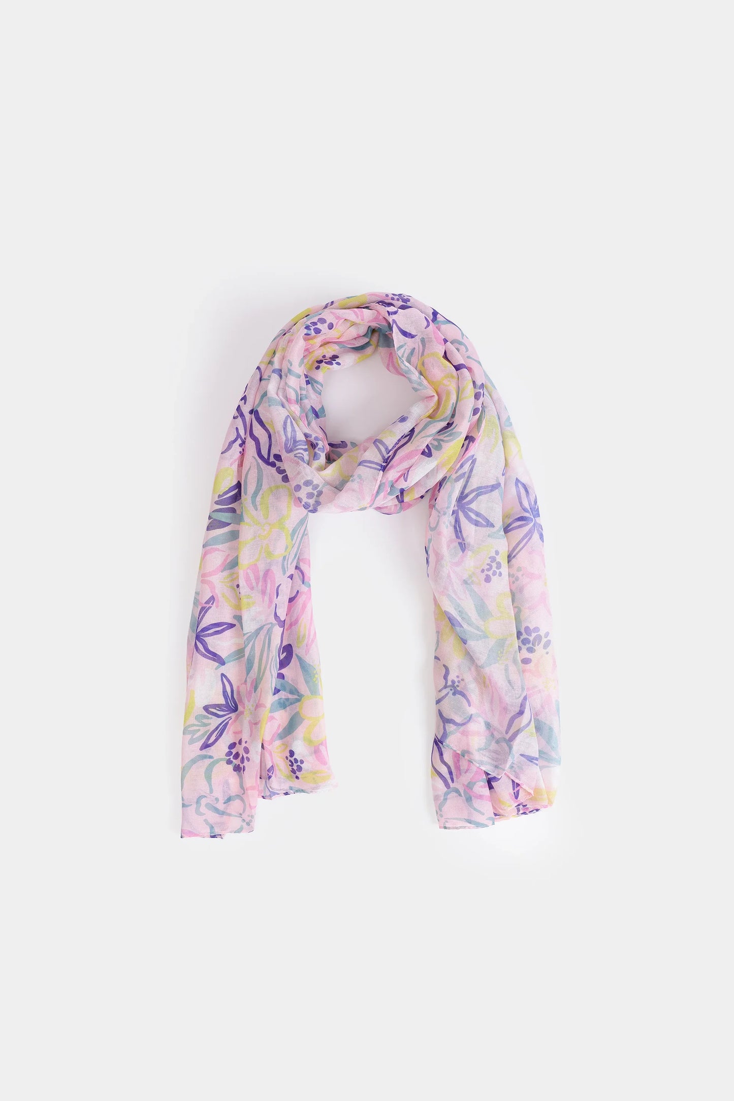 Multicolor Printed Scarf - Cougar Clothing