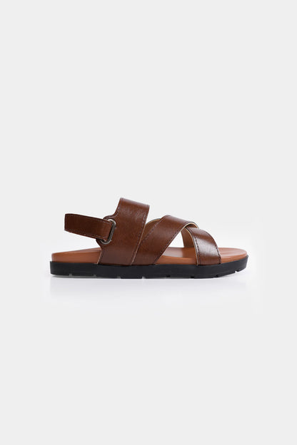 Faux Leather Sandals - Cougar Clothing