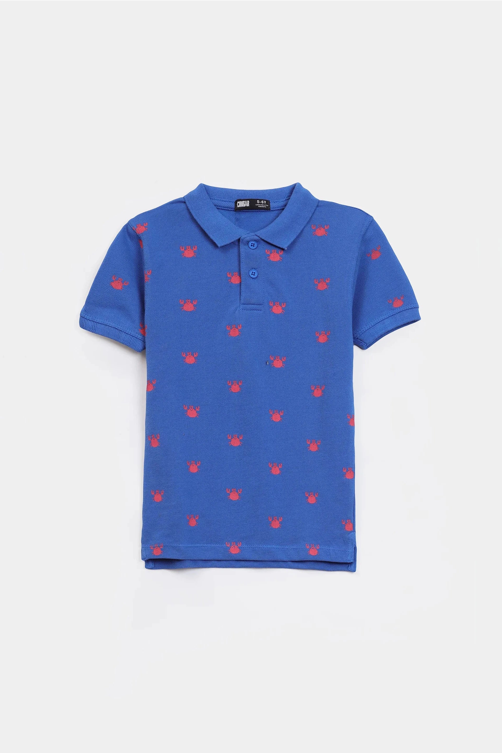 All-Over Printed Pique Polo - Cougar Clothing