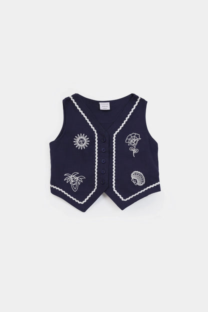 Embroidered Vest - Cougar Clothing