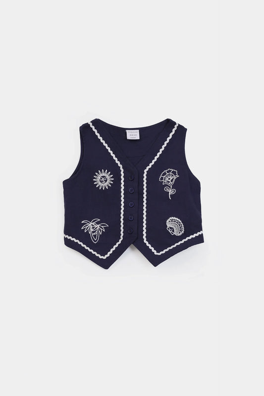Embroidered Vest - Cougar Clothing
