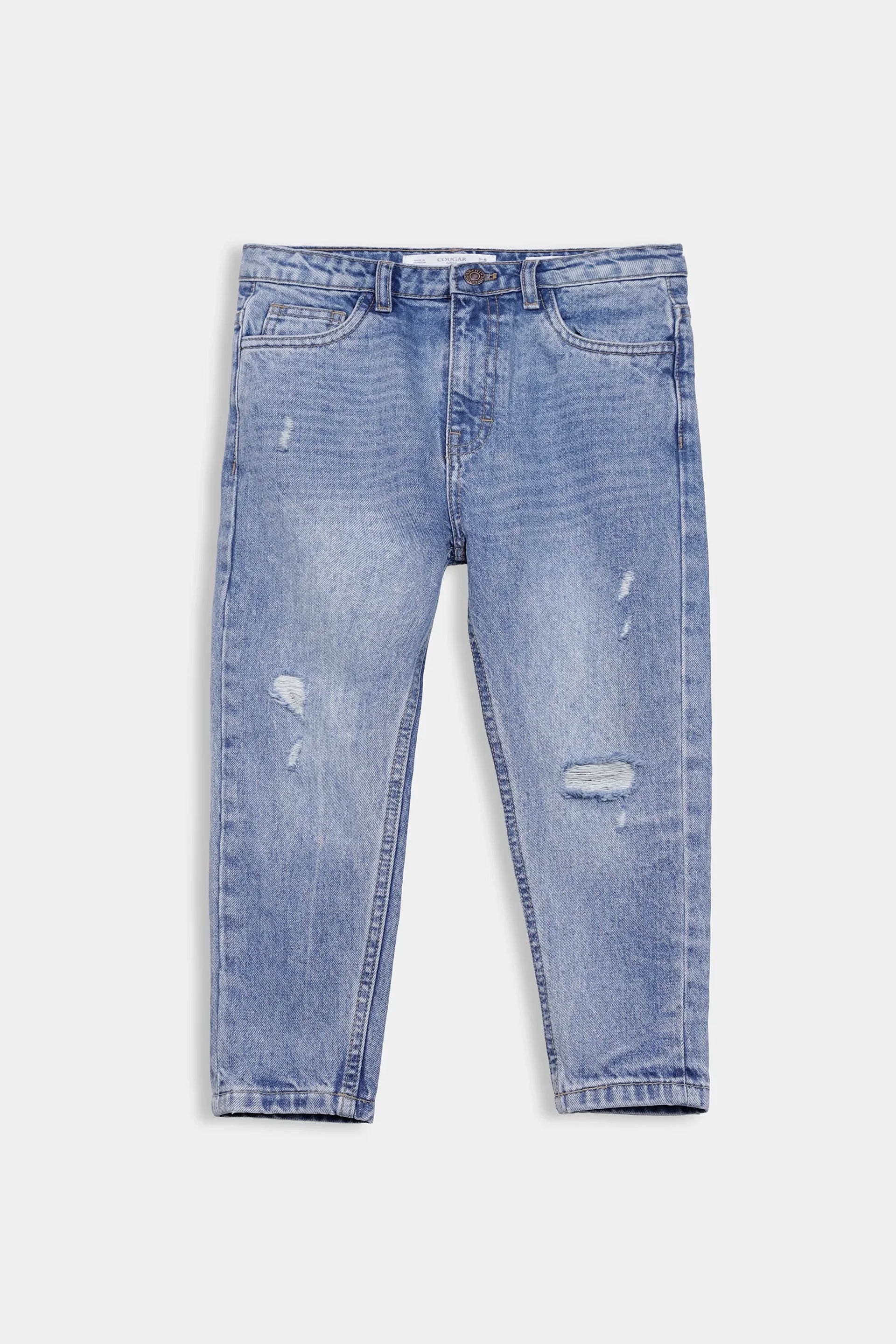 Relaxed Fit Ripped Jeans - Cougar Clothing